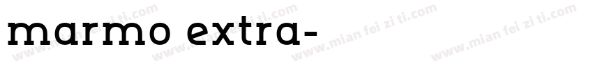 marmo extra字体转换